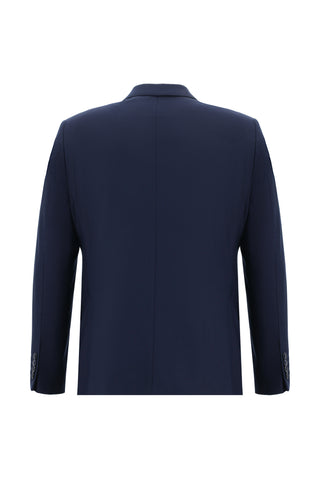  Orta Lacivert 7 Drop Slim Fit Dar Kesim Takım Elbise