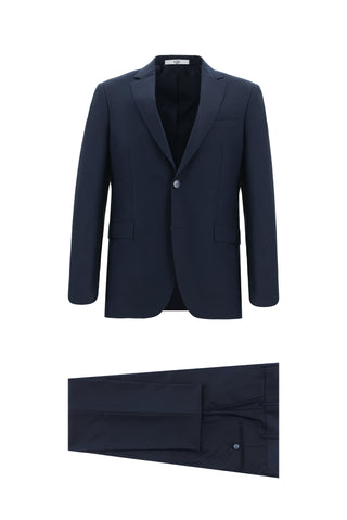  Koyu Lacivert 4 Drop Relaxed Fit Rahat Kesim Takım Elbise
