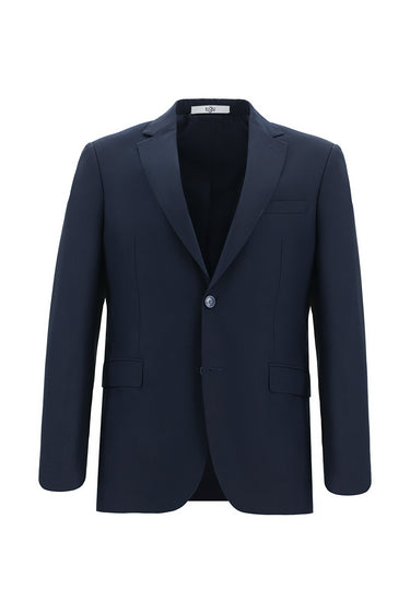 Koyu Lacivert Slim Fit Dar Kesim Klasik Takım Elbise