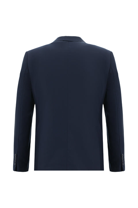 Koyu Lacivert 6 Drop Regular Fit Standart Kesim Takım Elbise