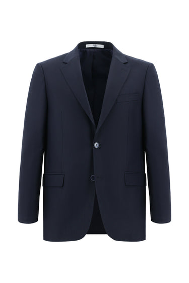Siyah Lacivert Slim Fit Dar Kesim Klasik Takım Elbise