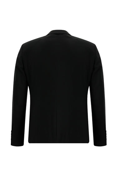 Siyah Slim Fit Dar Kesim Klasik Takım Elbise