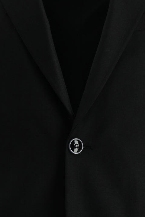 Siyah 7 Drop Slim Fit Dar Kesim Takım Elbise