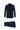 Koyu Lacivert Slim Fit Dar Kesim Kruvaze Takım Elbise