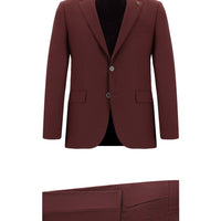 Açık Bordo Klasik Takım Elbise