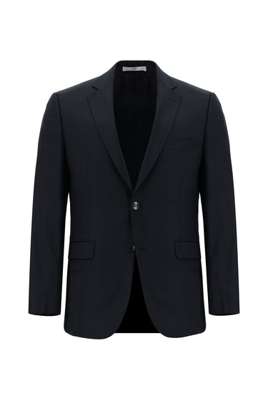 Koyu Lacivert Slim Fit Dar Kesim Klasik Takım Elbise