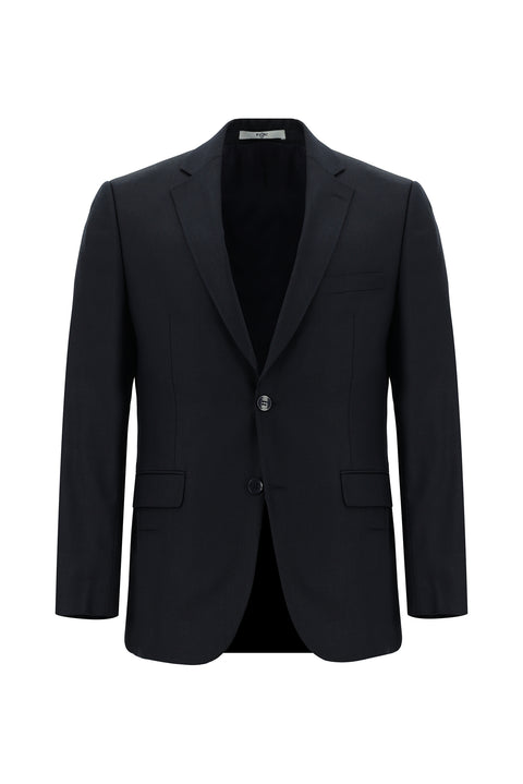 Koyu Lacivert 4 Drop Relaxed Fit Rahat Kesim Takım Elbise
