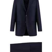 Koyu Lacivert 4 Drop Relaxed Fit Rahat Kesim Takım Elbise