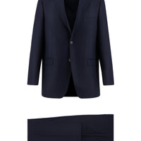 Koyu Lacivert Relaxed Fit Rahat Kesim Klasik Takım Elbise