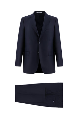  Koyu Lacivert Relaxed Fit Rahat Kesim Klasik Takım Elbise