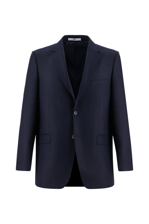 Koyu Lacivert 4 Drop Relaxed Fit Rahat Kesim Takım Elbise