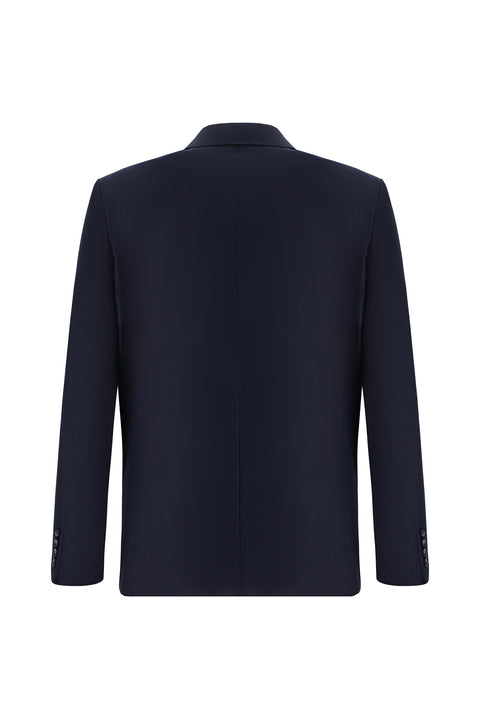 Koyu Lacivert 4 Drop Relaxed Fit Rahat Kesim Takım Elbise