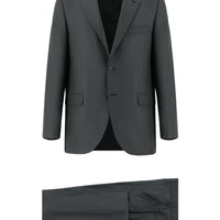 Orta Füme 4 Drop Relaxed Fit Rahat Kesim Takım Elbise