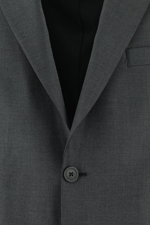 Orta Füme 4 Drop Relaxed Fit Rahat Kesim Takım Elbise