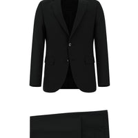 Siyah Relaxed Fit Rahat Kesim Klasik Takım Elbise