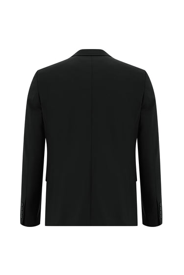 Siyah Regular Fit Klasik Takım Elbise