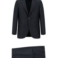 Koyu Lacivert Slim Fit Dar Kesim Klasik Takım Elbise