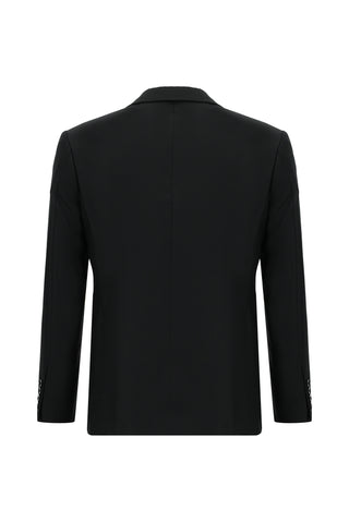  Siyah Slim Fit Dar Kesim Klasik Takım Elbise