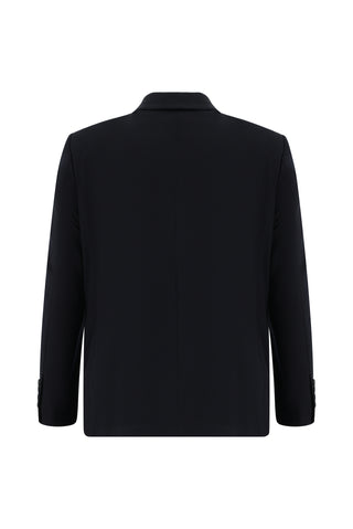  Siyah Lacivert Relaxed Fit Rahat Kesim Klasik Takım Elbise