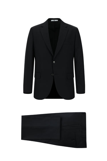  Siyah Regular Fit Klasik Takım Elbise