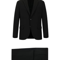 Siyah Regular Fit Klasik Takım Elbise