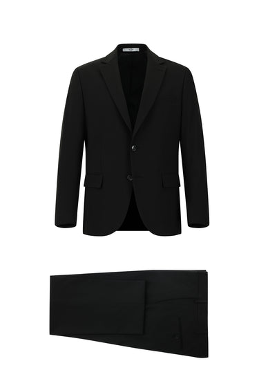  Siyah Regular Fit Klasik Takım Elbise