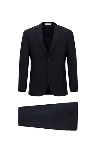  Koyu Lacivert 6 Drop Regular Fit Standart Kesim Takım Elbise
