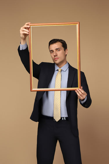  Koyu Lacivert Slim Fit Dar Kesim Klasik Takım Elbise