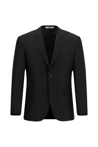  Siyah Relaxed Fit Rahat Kesim Klasik Takım Elbise