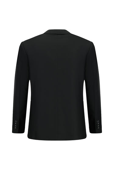 Siyah Slim Fit Dar Kesim Klasik Takım Elbise