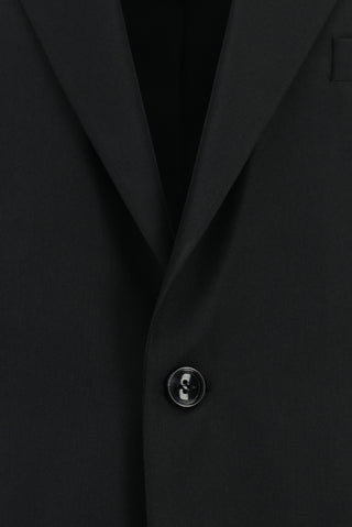  Siyah Relaxed Fit Rahat Kesim Klasik Takım Elbise