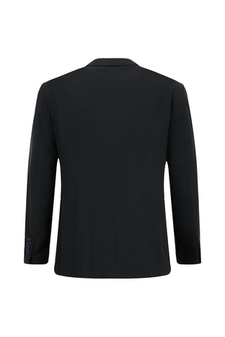  Siyah Lacivert 4 Drop Relaxed Fit Rahat Kesim Takım Elbise