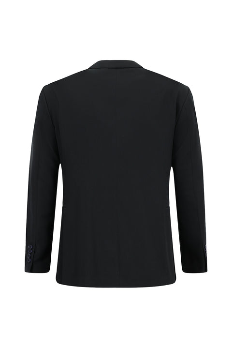 Siyah Lacivert 4 Drop Relaxed Fit Rahat Kesim Takım Elbise
