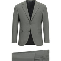 Orta Gri Slim Fit Dar Kesim Klasik Takım Elbise