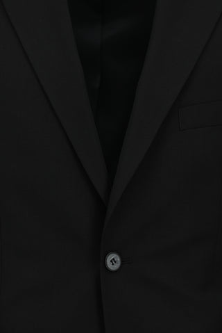  Siyah 7 Drop Slim Fit Dar Kesim Klasik Takım Elbise