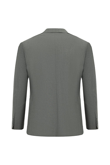  Açık Füme Slim Fit Dar Kesim Klasik Takım Elbise