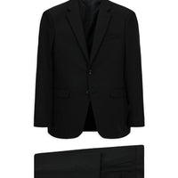 Siyah 7 Drop Slim Fit Dar Kesim Klasik Takım Elbise