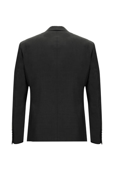  Koyu Füme Slim Fit Dar Kesim Kombinli Yelekli Takım Elbise