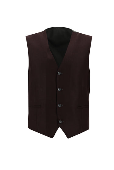  Koyu Füme Slim Fit Dar Kesim Kombinli Yelekli Takım Elbise