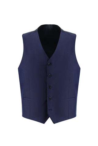  Orta Lacivert 7 Drop Super Slim Fit Eksra Dar Kesim Yelekli Takım Elbise