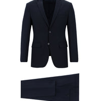 Koyu Lacivert Super Slim Fit Ekstra Dar Kesim Fit Klasik Takım Elbise