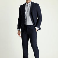 Koyu Lacivert 7 Drop Super Slim Fit Eksra Dar Kesim Takım Elbise