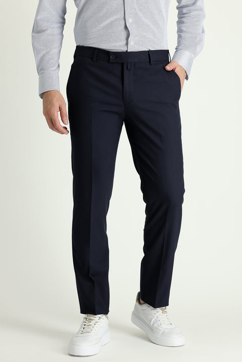 Koyu Lacivert 4 Drop Relaxed Fit Rahat Kesim Takım Elbise