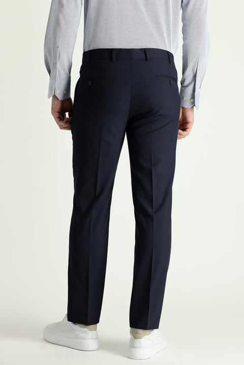 Koyu Lacivert 4 Drop Relaxed Fit Rahat Kesim Takım Elbise