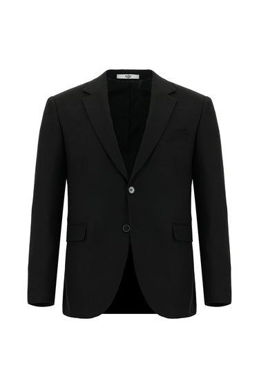 Siyah Slim Fit Dar Kesim Klasik Takım Elbise