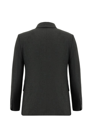  Koyu Füme Slim Fit Dar Kesim Klasik Takım Elbise