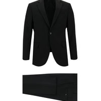 Siyah 6 Drop Regular Fit Standart Kesim Takım Elbise