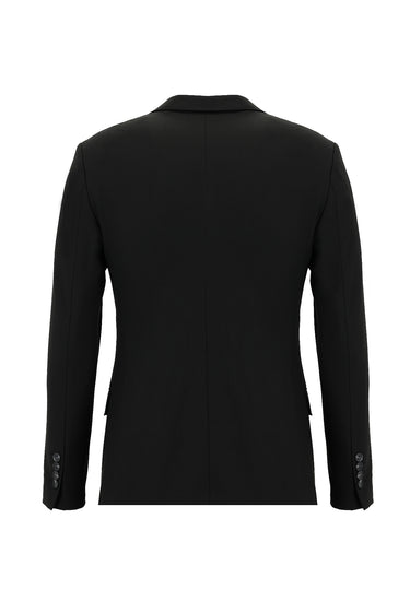 Siyah Super Slim Fit Ekstra Dar Kesim Klasik Takım Elbise