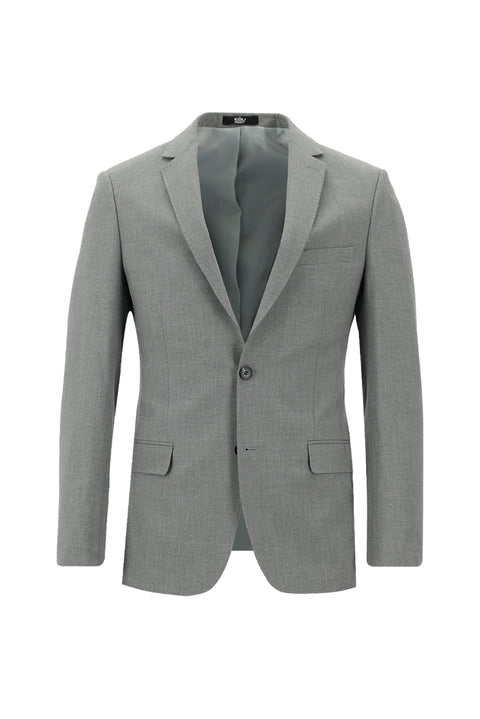 Orta Füme 7 Drop Super Slim Fit Eksra Dar Kesim Takım Elbise