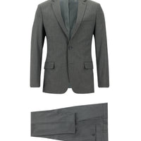 Koyu Füme Super Slim Fit Ekstra Dar Kesim Fit Klasik Takım Elbise